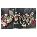 Christmas Snowman Figurines and Ornaments Collecti
