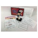 Betty Boop and Pudgy Figurine with Microphone Stan