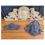 Cherub Wall Plaques,NYC Castings