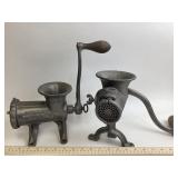 Enterprise Tinned No. 12 Meat Chopper and New Triu