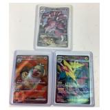 3 Pokemon full art cards