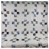 Nine Square Patchwork Quilt top