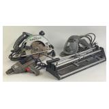 SawCat Circular Saw, Sander, Drill, Manual Tile Cu