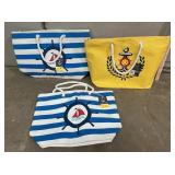 Marine Cooler Totes with Nautical Designs