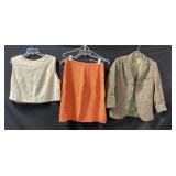 Tom Sawyer Plaid Jacket, Two-Piece Women's Outfit