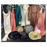 Vintage Designer Clothing: Night Gowns, Coat,