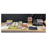 Household Wares, VHS Tapes, Books, Linens Assortme