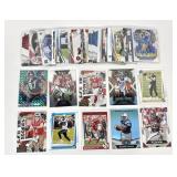 50 football inserts, rookies, star cards