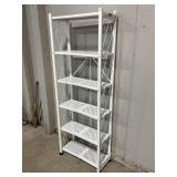 Origami white metal folding shelf