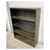 Wood bookcase shelf
