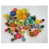 70 Vintage Bouncy Balls