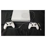 Xbox One S Console With Two Worn Wireless Untested