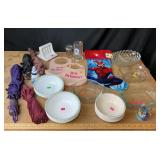 Corelle Bowls, Pyrex Dish, Munich Tankard +
