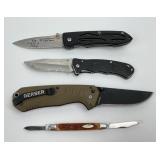 Pocket Knives: Gerber, Sabre, Smith & Wesson