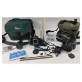 3 Cameras, Film & Digital, zoom lens Canon &