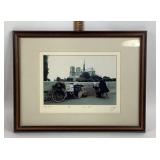 Notre Dame Paris France Signed Photograph