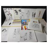 BRIGGS Cartoon Artwork, Sketches, Drawings & MT Sk