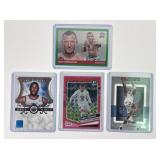 4 Numbered Sports Cards