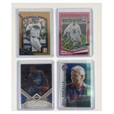 4 Numbered Sports Cards
