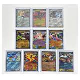 10 Pokemon Holographic Cards