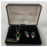 Genuine Austrian Crystal Necklace & Earring