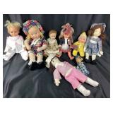 Cloth and Plastic Dolls Group (Mattel ï¿½Booful baby