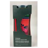 New Starbucks Reusable Cold Cups 5 Cup Pack w/