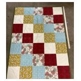 Hand Sewn Patchwork Bed Topper Quilt