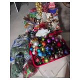 Plastic Christmas Ornaments & extras, ornament sto