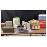 Household Lot, Coolers, Heater, Router, Decor