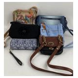 6 Womenï¿½s Bags, Fossil, Vera Bradley, Giani Bernin