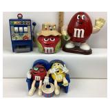 M&M: Candy Dispensers, Porcelain Cookie Jar