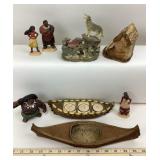 Birch Bark Canoe, Moana Toys, Resin Candle Holders