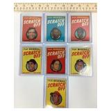 Topps Play Baseball Scratch Off Cards 1970
