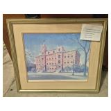 Tom Hook Limited Edition Art Print 'University