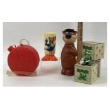 Yogi Bear, Kool-Aid Jug, Kellogg's Toucan Sam Cup,