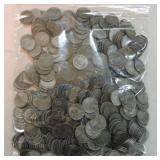 Bag of 500 - 1943 Lincoln steel wheat cents