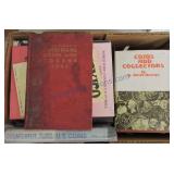 Box of coin reference books