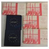 2 - 1976 3 coin silver proof sets and 4 - 1976