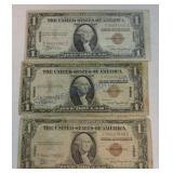 3 - 1935 $1 Hawaii silver certificate