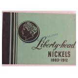 Liberty nickel album 1883-1912, 31 coins