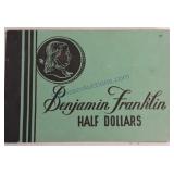 Franklin half album 1948-63, 35 Franklins,