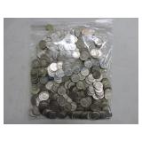 Bag of 500 silver Mercury & Roosevelt dimes