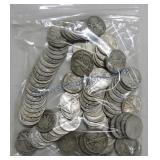Bag of 100 Walking Liberty halves
