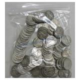 Bag of 100 Walking Liberty halves