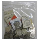 Bag of 59 - 40% Kennedy halves