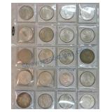 Page of 20 Peace dollars