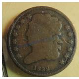 1832 Half cent, G
