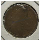 1909-S Lincoln cent, damage