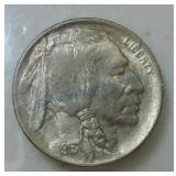 1913-D Ty 1 Buffalo nickel, BU